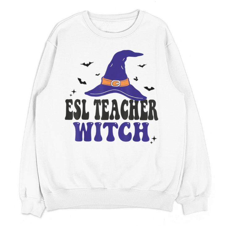 ESL Teacher Witch Halloween Matching Group Costume Unisex Sweatshirt