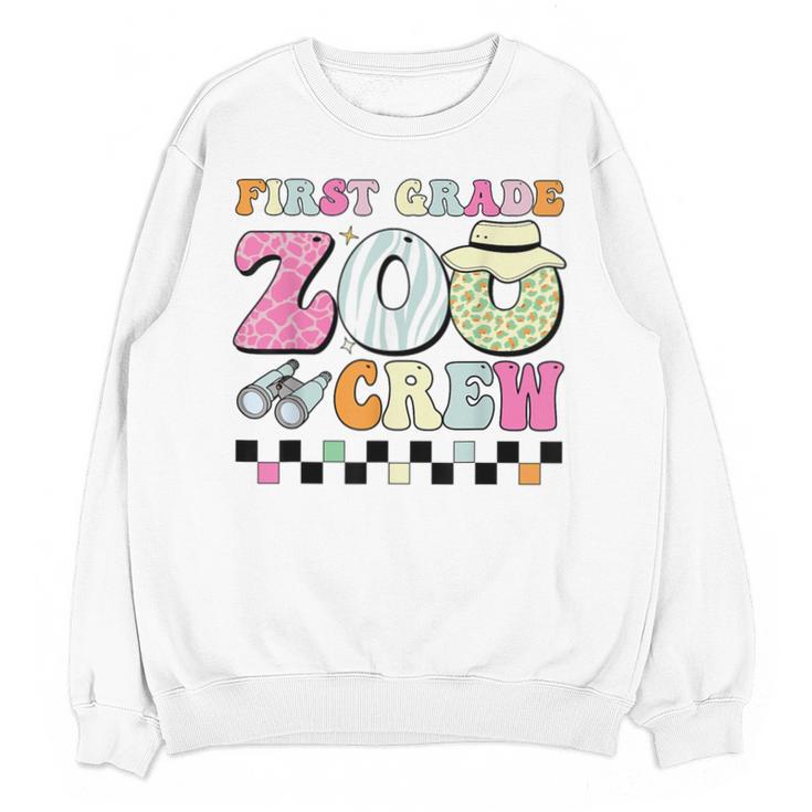 Field Zoo Trip Shirt For Teacher First Grade Crew For Men Women Kids Unisex Sweatshirt