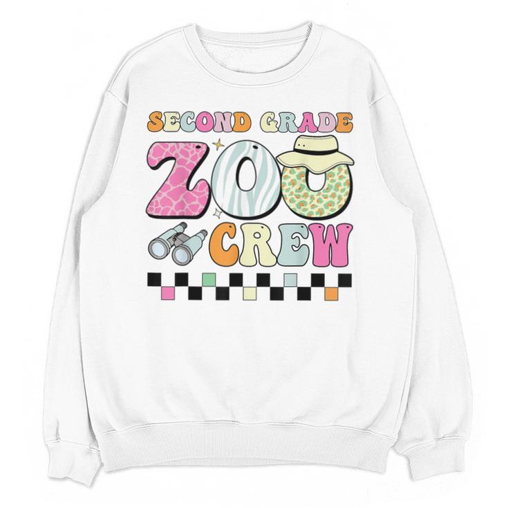 Field Zoo Trip Shirt For Teacher Second Grade Crew Unisex Sweatshirt