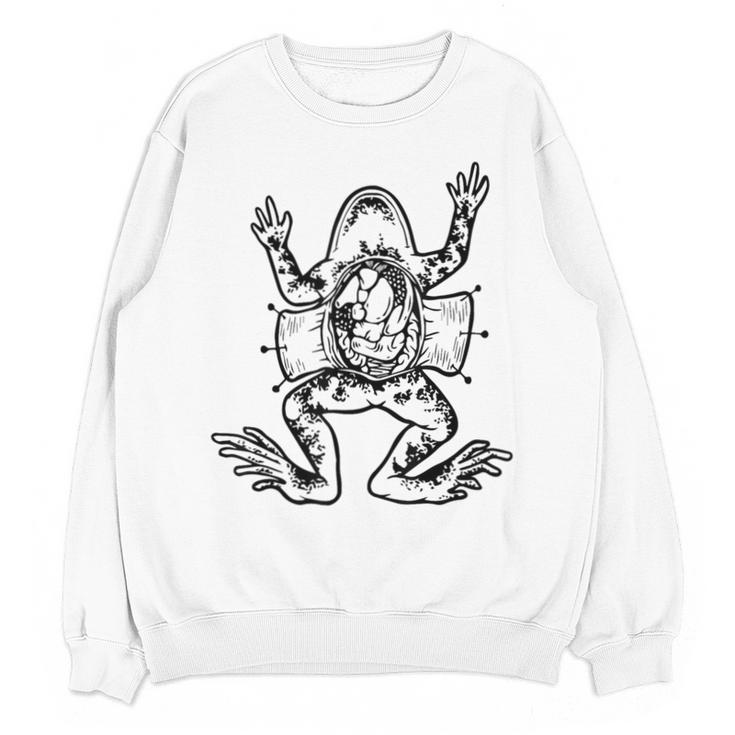 Frog Dissection Biology Anatomy Lab Science Teacher Unisex Sweatshirt