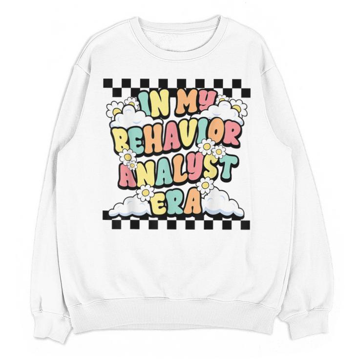 Groovy ABA RBT Therapist In My Behavior Analyst Era Teacher Unisex Sweatshirt