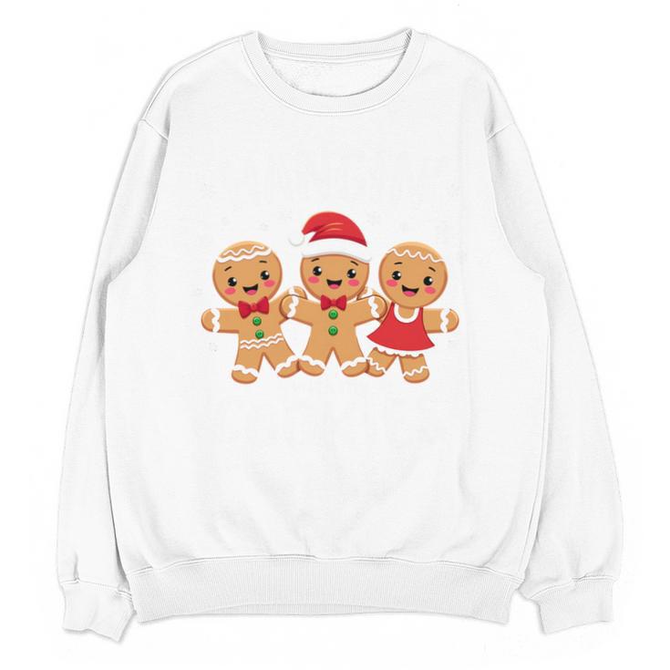 Hanging With My Cookies Gingerbread Christmas Teacher Xmas Unisex Sweatshirt