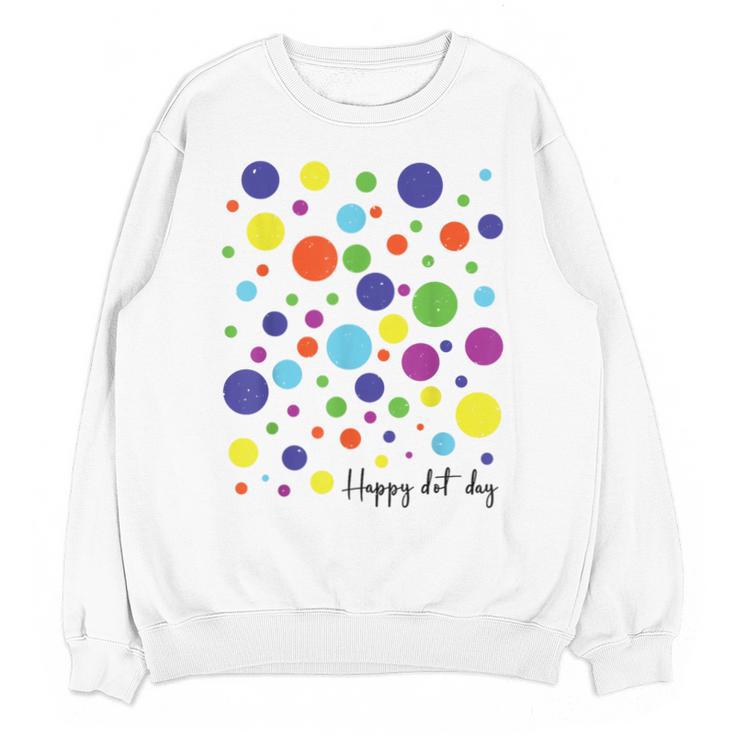 Happy Dot Day 2025 Polka Dot Boys Girls Kids Teacher Dot Day Unisex Sweatshirt