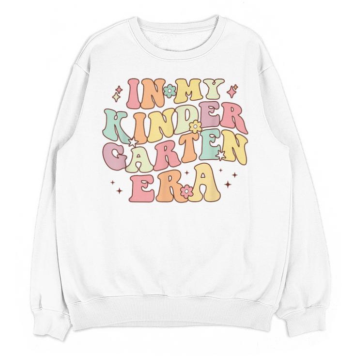 In My Kindergarten Era Retro Back To School Teacher Student Unisex Sweatshirt