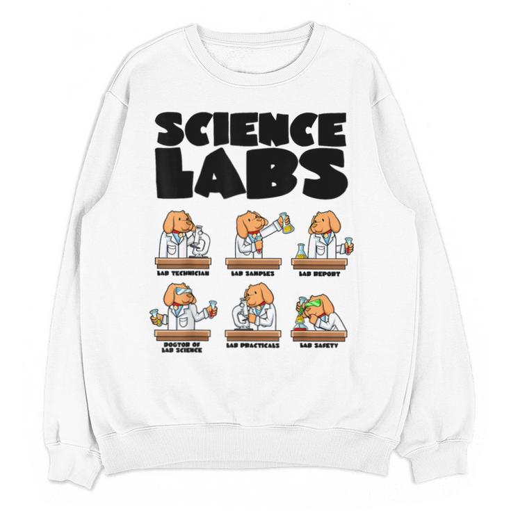 Labrador Retriever Science Labs Dog Lover Teacher Unisex Sweatshirt