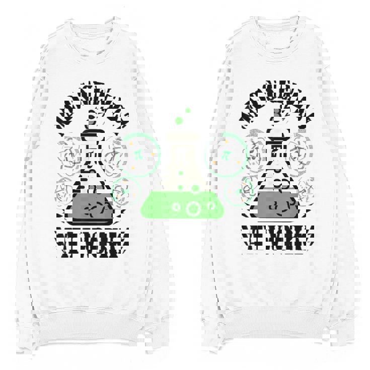 Mad Scientist Science Teacher Halloween Costume Teen Girls Unisex Sweatshirt