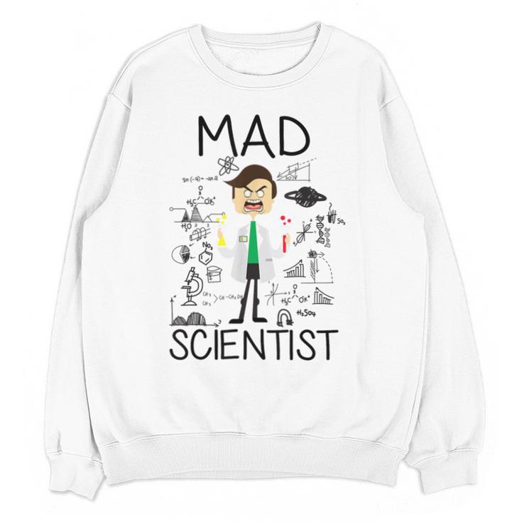 Mad Scientist Shirt Kids Boys Youth Science Teacher Unisex Sweatshirt