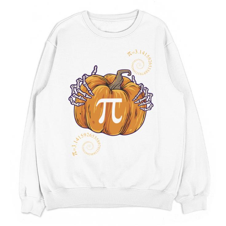Pi Day Pumpkin Pi Math Teacher Halloween Costume Unisex Sweatshirt
