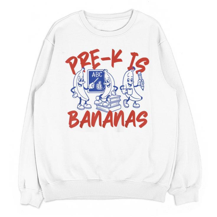 Pre-K Is Bananas Teacher Back To School Chaos Coordinator Unisex Sweatshirt