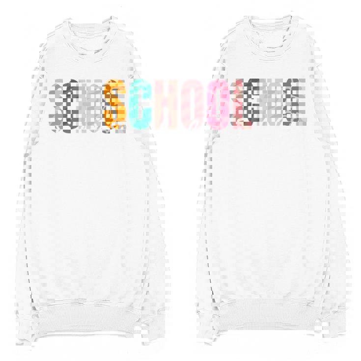 School Psychologist Rainbow Psychology Teacher Unisex Sweatshirt