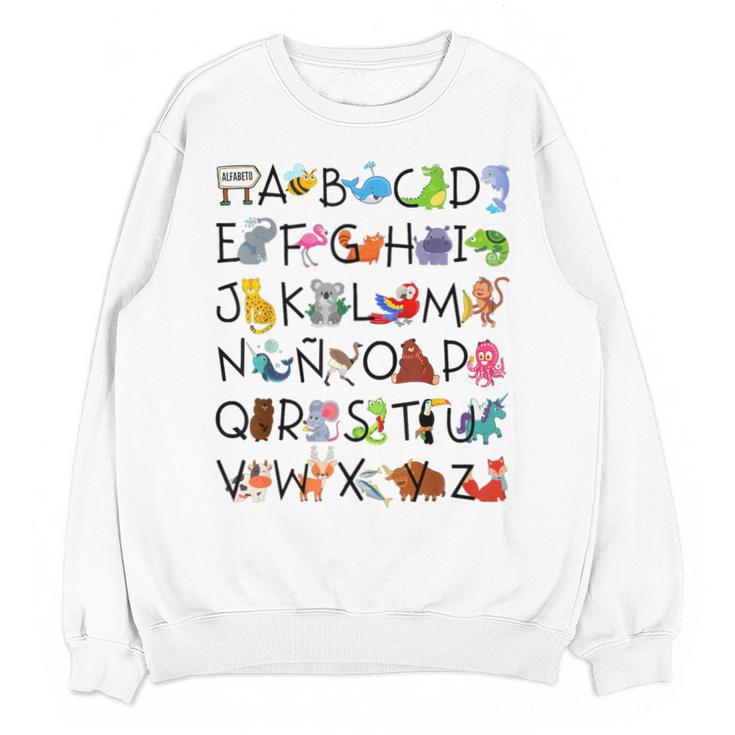 SPANISH ALPHABET MAESTRA SPANISH TEACHER Unisex Sweatshirt