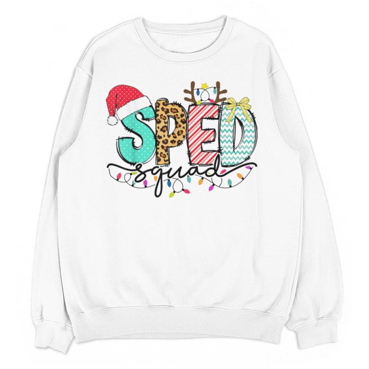SPED Squad Special Education Teacher Autism Christmas Women Unisex Sweatshirt