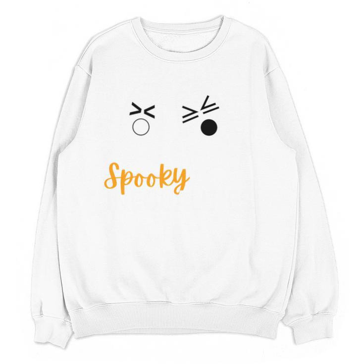 Spooky Inequalities Ghosts Halloween Math Teacher Unisex Sweatshirt