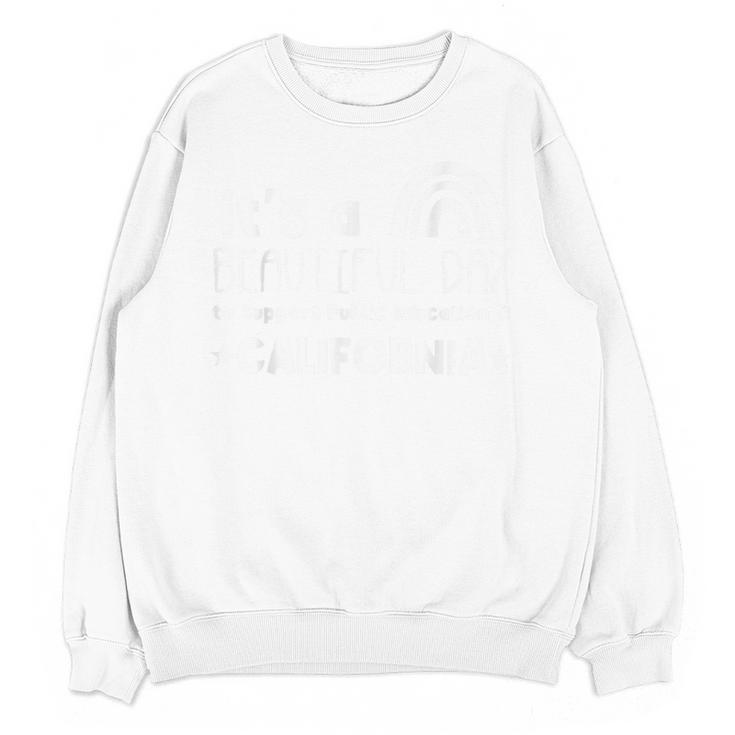 Support Public Education Teacher Red For Ed California For Men Women Kids Unisex Sweatshirt
