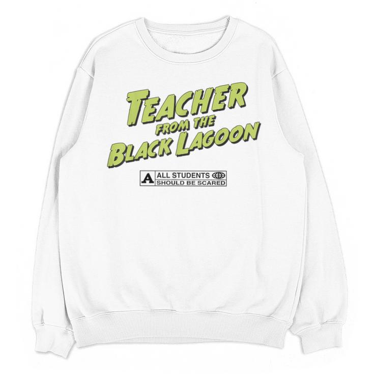 Teacher Halloween Tshirt Teacher From The Lagoon Men Women Unisex Sweatshirt