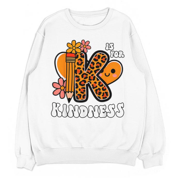 Unity Day Shirt Kindness Orange Teacher Kids Be Kind Unisex Sweatshirt