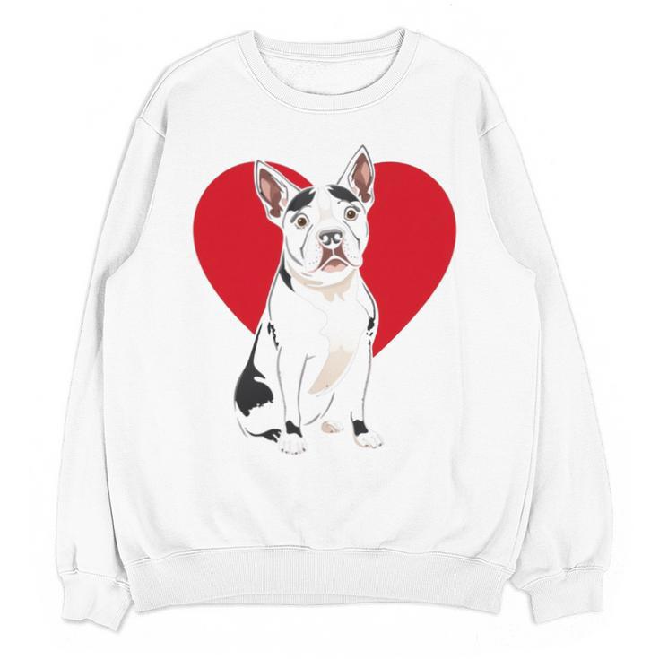 Valentine's Day Boston Terrier Lover Unisex Sweatshirt