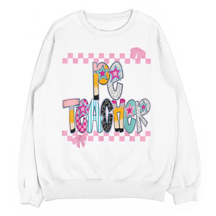 Women PE Teacher Back To School Physical Education Teacher Unisex Sweatshirt