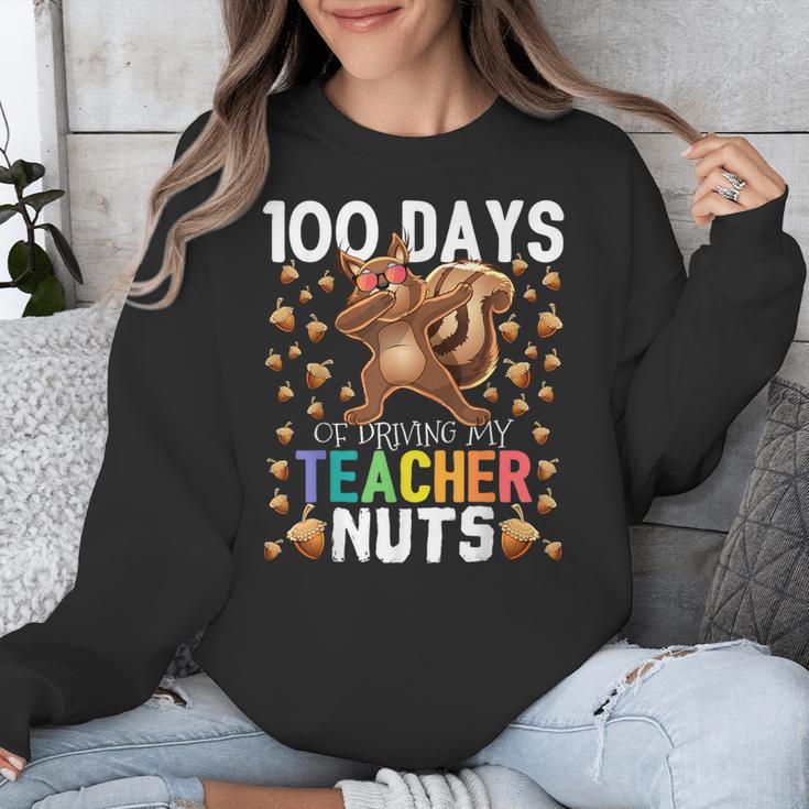 100 Days Of Driving My Teacher Nuts Dabbing Squirrel School Unisex Sweatshirt, funny design 100 Days Of Driving My Teacher Nuts Dabbing Squirrel School Unisex Sweatshirt, funny design