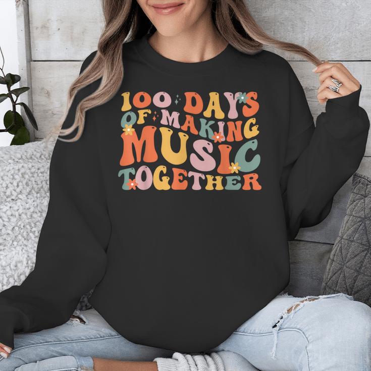 100 Days Of School Music Teacher Unisex Sweatshirt, funny design 100 Days Of School Music Teacher Unisex Sweatshirt, funny design