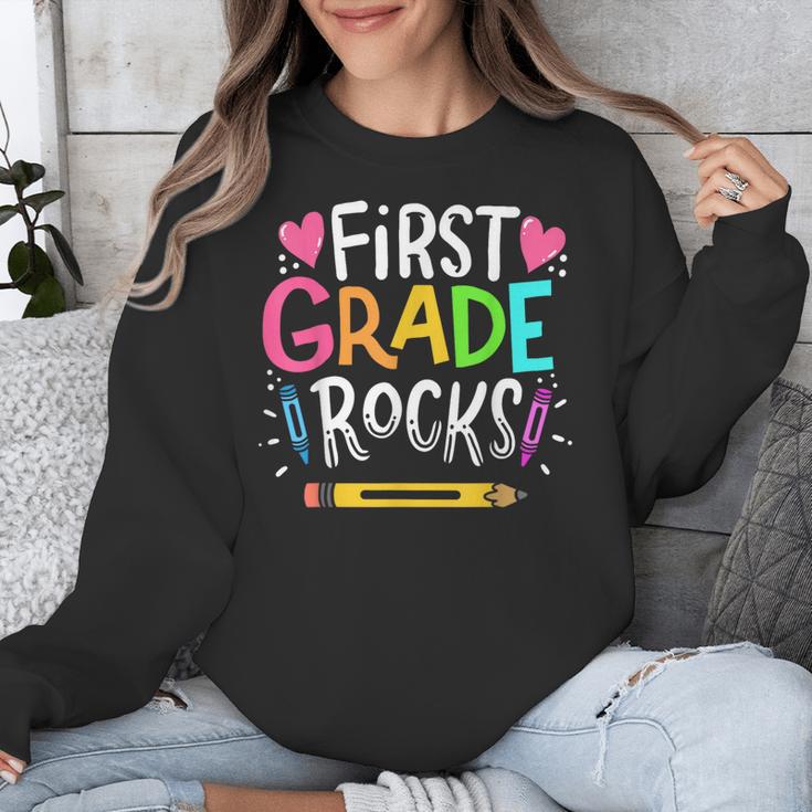 1st Grade Teacher Unisex Sweatshirt, funny design