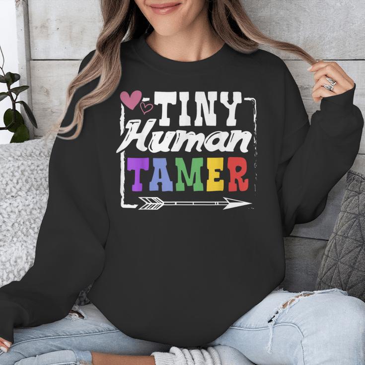 4 Teachers Or Parents Tiny Human Tamer Tee T-Shirt Unisex Sweatshirt, funny design 4 Teachers Or Parents Tiny Human Tamer Tee T-Shirt Unisex Sweatshirt, funny design