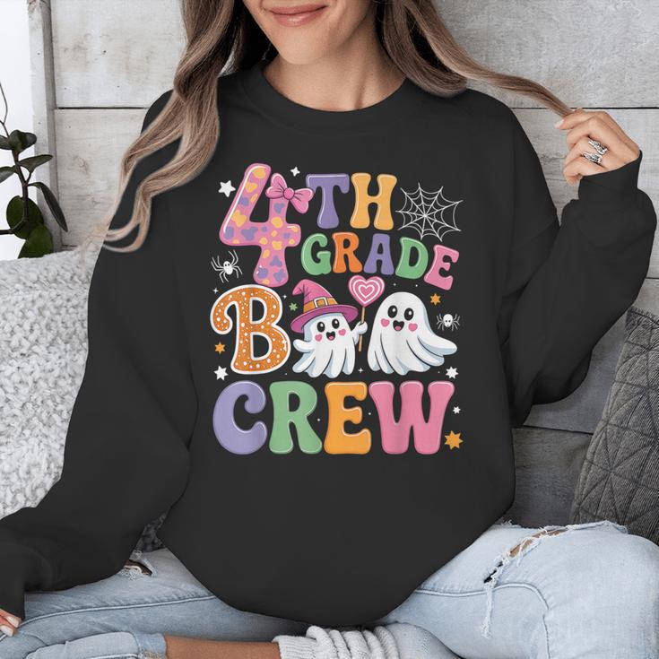 4th Grade Boo Crew Fourth Grade Teacher Kids Happy Halloween Unisex Sweatshirt, 4th Grade Teacher Gifts, funny design 4th Grade Boo Crew Fourth Grade Teacher Kids Happy Halloween Unisex Sweatshirt, 4th Grade Teacher Gifts, funny design