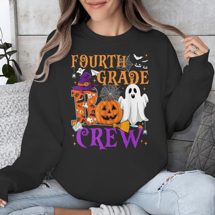 4th Grade Boo Crew Teacher Student Halloween Costume Unisex Sweatshirt, 4th Grade Teacher Gifts, funny design 4th Grade Boo Crew Teacher Student Halloween Costume Unisex Sweatshirt, 4th Grade Teacher Gifts, funny design