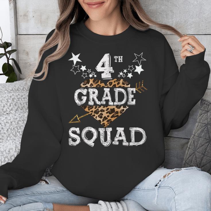 4th Grade Squad Star Team Leopard Teacher Crew Student Men Women Girls Kids Unisex Sweatshirt, 4th Grade Teacher Gifts, funny design 4th Grade Squad Star Team Leopard Teacher Crew Student Men Women Girls Kids Unisex Sweatshirt, 4th Grade Teacher Gifts, funny design