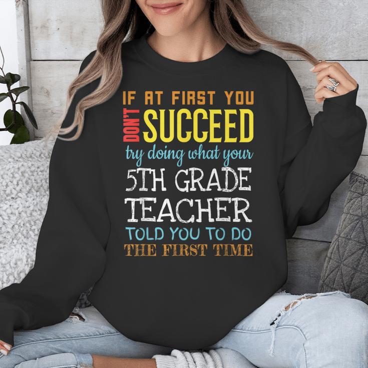 5th Grade Teacher Appreciation Unisex Sweatshirt, funny design