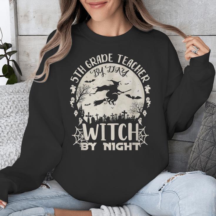 5th Grade Teacher By Day Witch By Night Halloween Unisex Sweatshirt, funny design 5th Grade Teacher By Day Witch By Night Halloween Unisex Sweatshirt, funny design