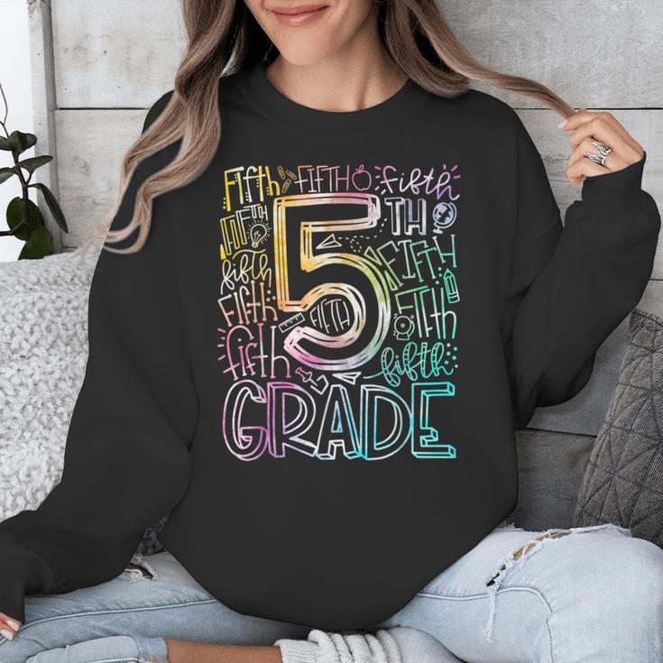 5th Grade Typography Team Fifth Grade Teacher Back To School Unisex Sweatshirt, funny design 5th Grade Typography Team Fifth Grade Teacher Back To School Unisex Sweatshirt, funny design