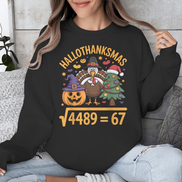 67 Meme Math Teacher Root 4489 Hallothanksmas Six Seven Unisex Sweatshirt, funny design