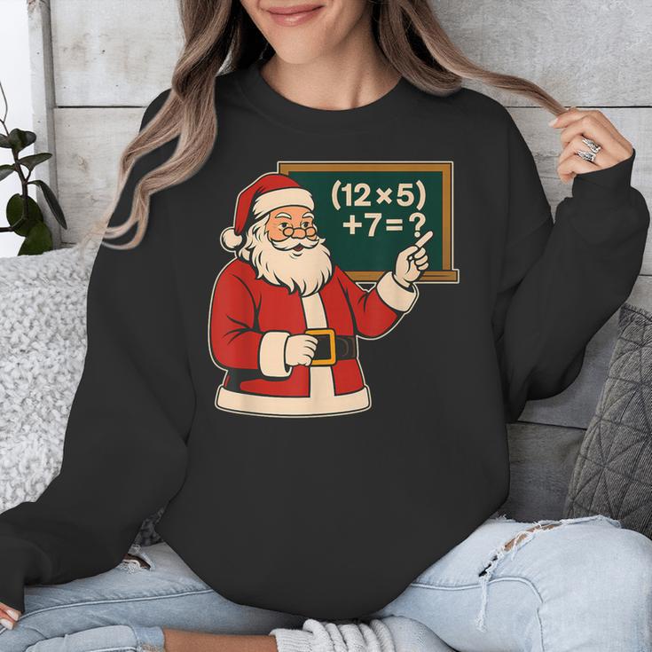 67 Teacher Christmas Santa Six Seven Meme Brainrot Math Joke Unisex Sweatshirt, funny design