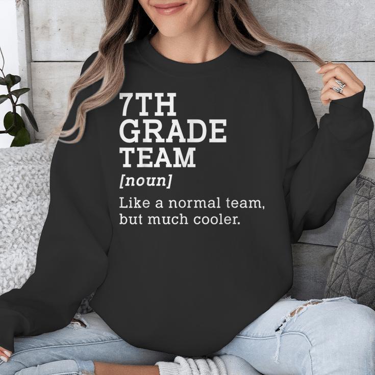 7th Grade Team Back To School Teacher Seventh Grade Team Unisex Sweatshirt, funny design