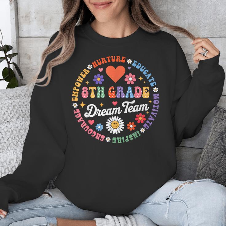 8th Grade Dream Team Eighth Grade Teacher Kid Back To School Unisex Sweatshirt, funny design 8th Grade Dream Team Eighth Grade Teacher Kid Back To School Unisex Sweatshirt, funny design