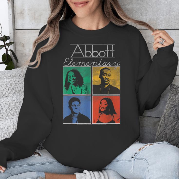 Abbott Elementary Colorful Pop Art Teachers TV Show Unisex Sweatshirt, funny design