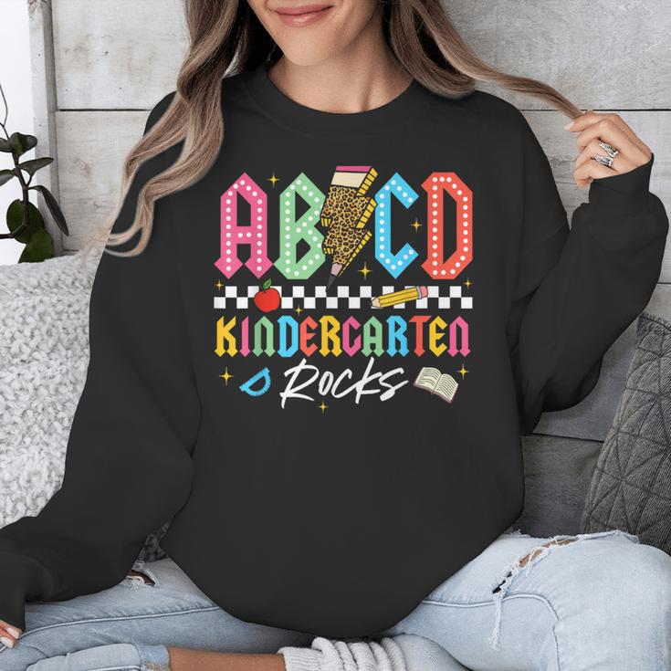 ABCD Kindergarten Rocks Pencil Lightning Teachers Rock Boys Unisex Sweatshirt, funny design ABCD Kindergarten Rocks Pencil Lightning Teachers Rock Boys Unisex Sweatshirt, funny design