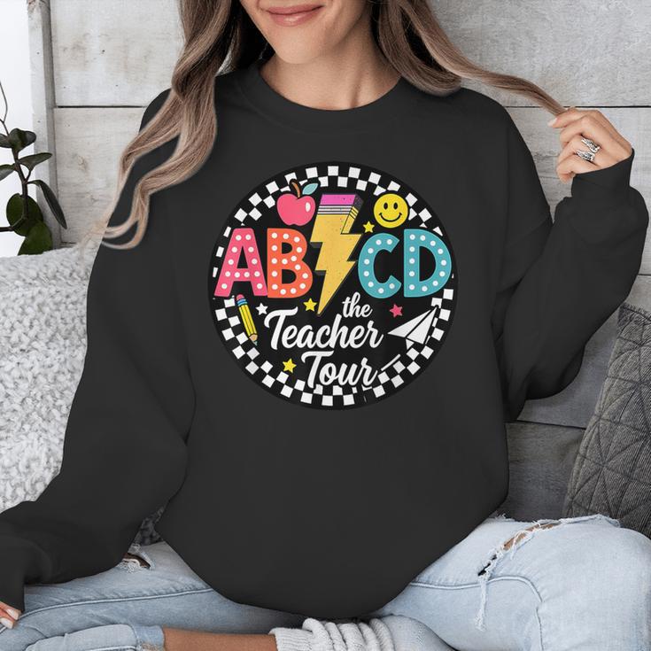 ABCD The Teacher Tour Back To School First Day Of School Unisex Sweatshirt, funny design ABCD The Teacher Tour Back To School First Day Of School Unisex Sweatshirt, funny design