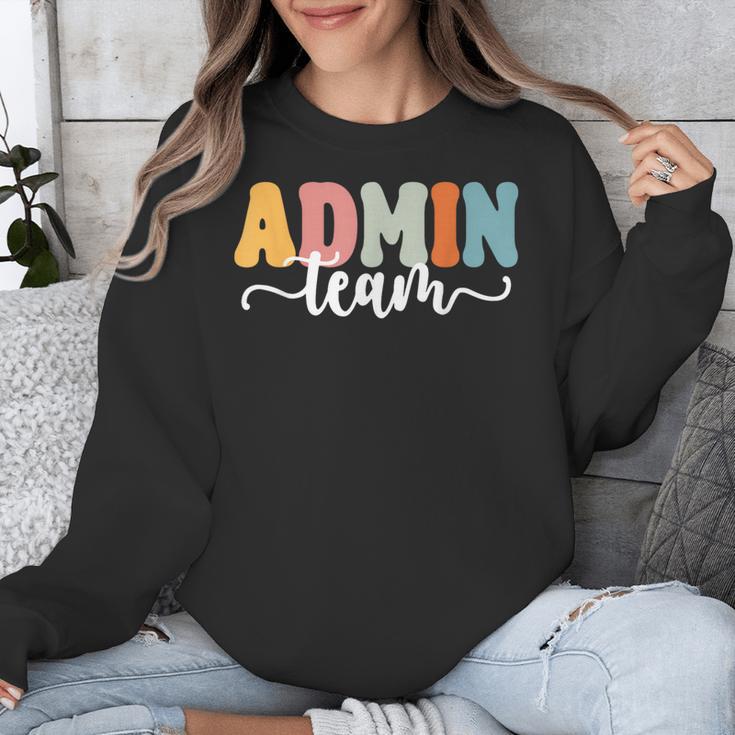 Admin Team Back To School Teachers Students Admin Squad Unisex Sweatshirt, funny design