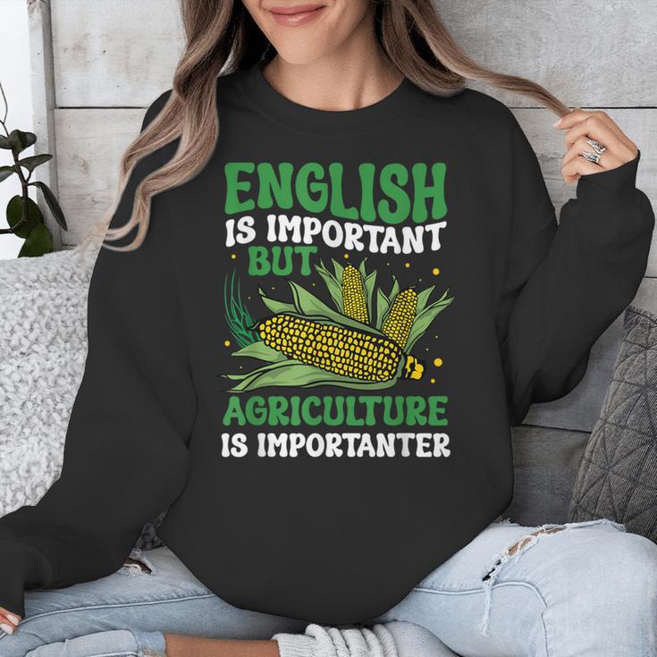 AG Teacher English Is Important But Agriculture Teacher Unisex Sweatshirt, English Teacher Gifts, funny design