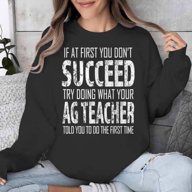 AG Teacher Shirt If At First You Don't Succeed Agriculture Unisex Sweatshirt, funny design AG Teacher Shirt If At First You Don't Succeed Agriculture Unisex Sweatshirt, funny design