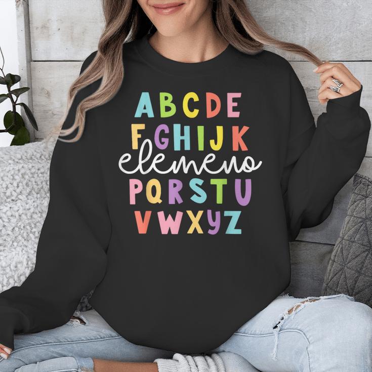 Alphabet ABC Elemeno Teacher Student Back To School Unisex Sweatshirt, funny design