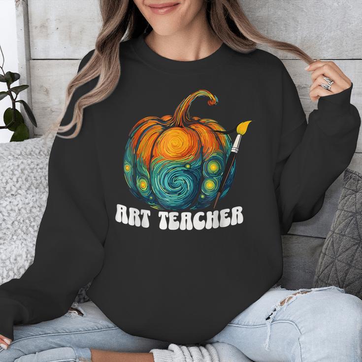 Art Teacher Pumpkin Halloween Night Men Women Unisex Sweatshirt, funny design Art Teacher Pumpkin Halloween Night Men Women Unisex Sweatshirt, funny design