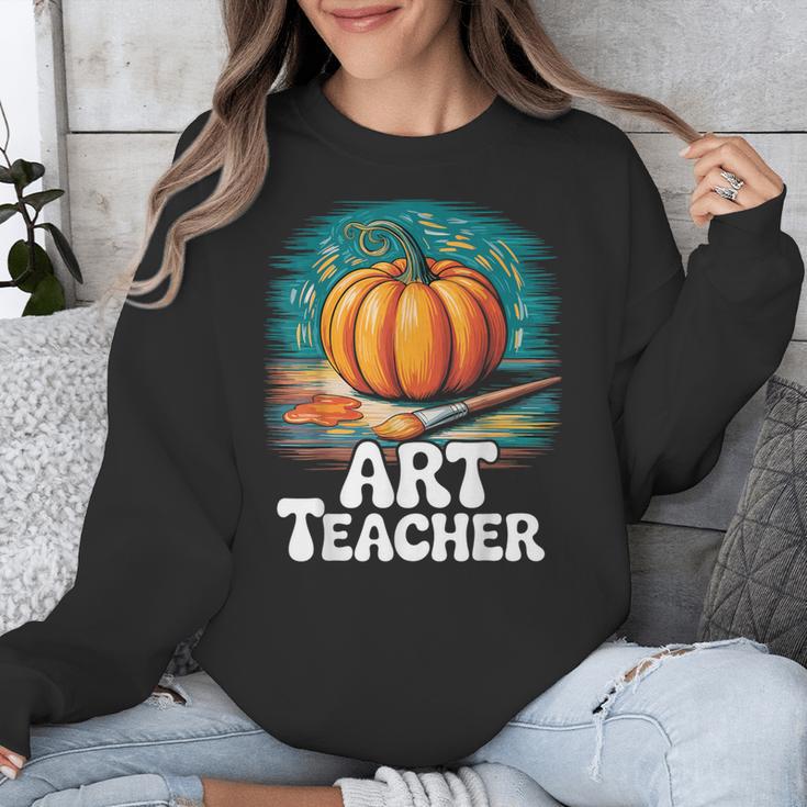 Art Teacher Pumpkin Painting Halloween Costume Unisex Sweatshirt, funny design Art Teacher Pumpkin Painting Halloween Costume Unisex Sweatshirt, funny design