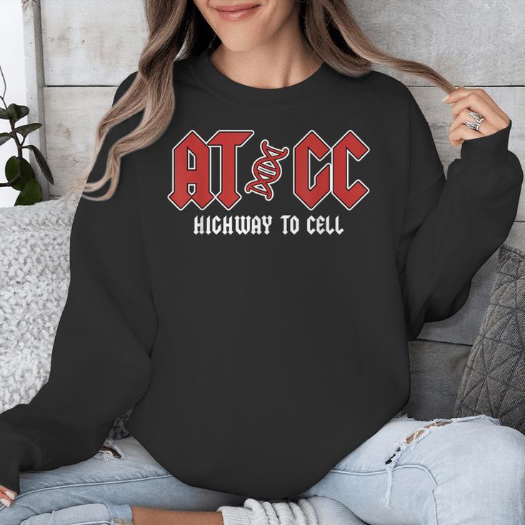 ATGC Teacher Student Biology Unisex Sweatshirt, funny design