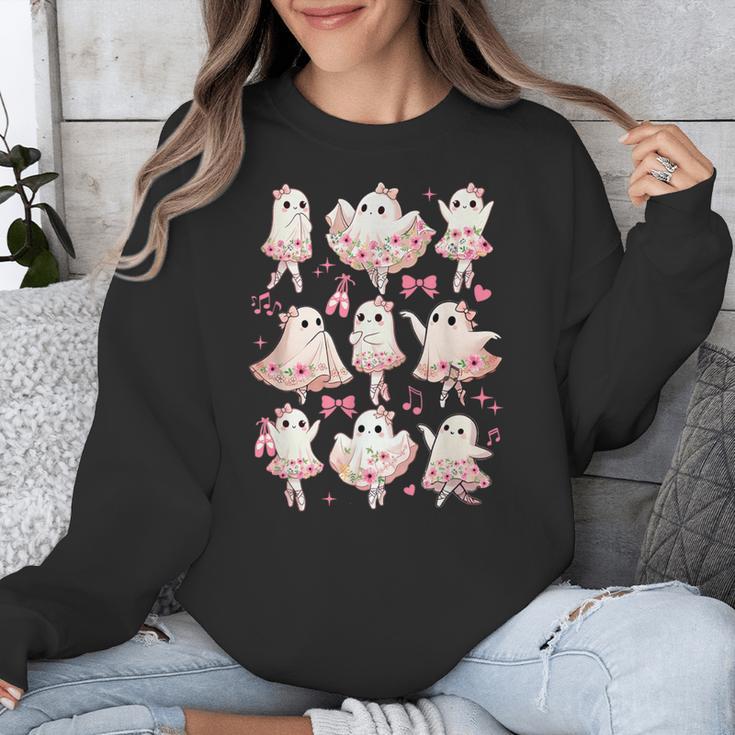 Ballet Ghost Ballet Dancer Spooky Dance Halloween Teacher Unisex Sweatshirt, funny design Ballet Ghost Ballet Dancer Spooky Dance Halloween Teacher Unisex Sweatshirt, funny design