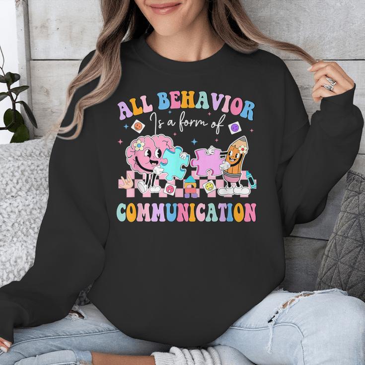 All Behavior Is A Form Of Communication SPED Teacher Autism Unisex Sweatshirt, funny design All Behavior Is A Form Of Communication SPED Teacher Autism Unisex Sweatshirt, funny design
