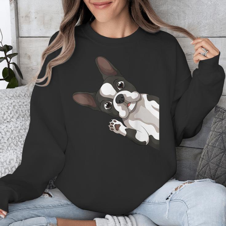 Boston Terrier Bostie Dog Kids Boys Girls Unisex Sweatshirt, funny design