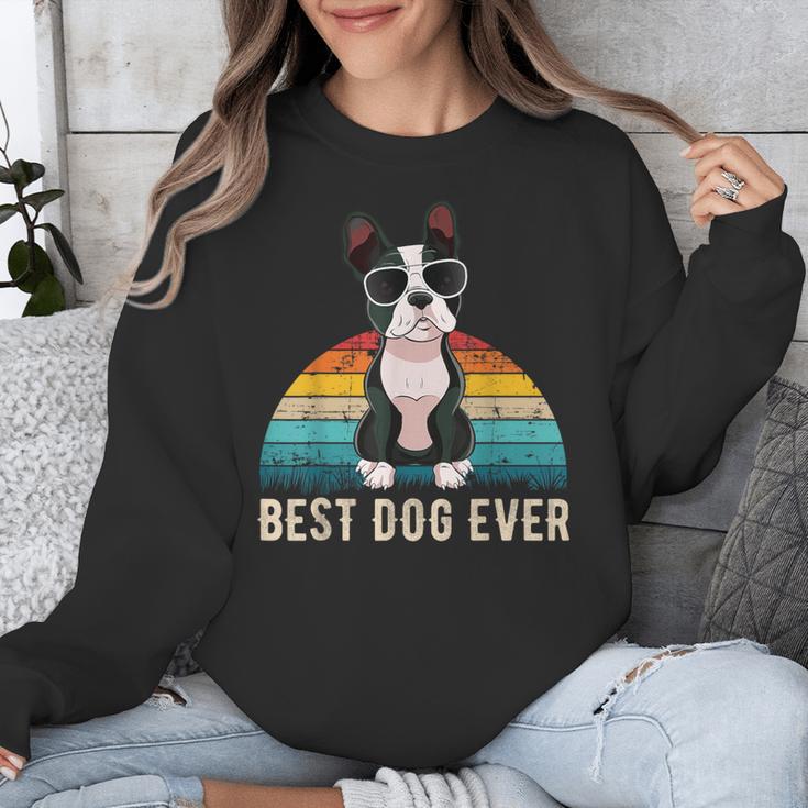 Boston Terrier Boston-Bulldog For Men Women Girls Kids Unisex Sweatshirt, funny design